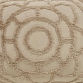 thumbnail image 3 of Better Trends Chenille Comforter Set Twin Size 2 Piece 100% Cotton Soft & Cozy All Season Bedding Cleo Collection - Taupe, 3 of 4