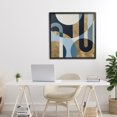 thumbnail image 3 of Stupell Industries Transitional Earthly Shapes & Arches Black Framed Giclee Art, 24 x 24, by Max Maxx, 3 of 8