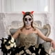 thumbnail image 2 of 1 juego de diademas de murciélago, accesorio para Halloween, diademas con alas de murciélago con clips, 2 of 7