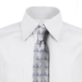 thumbnail image 3 of Men's Tie, Grungy Diamond Shapes, 3.7", Grey Dark Peach Ceil Blue, by Ambesonne, 3 of 4