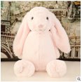 thumbnail image 3 of Conejito de peluche de 30 cm, súper esponjoso con orejas largas, bonito conejito de peluche, regalo para niños y adultos (rosa), 3 of 6
