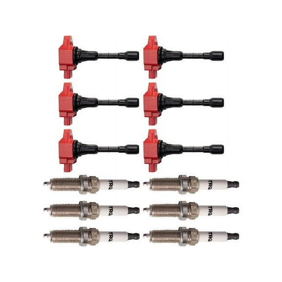 Ignition Coil and Spark Plug Kit 12 Piece - Compatible with 2013 - 2019 Nissan Pathfinder 3.5L V6 2014 2015 2016 2017 2018