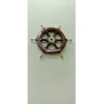 thumbnail image 4 of Brass Handle Nautical Ship Wheel Classic Design Boat's Wheel (18 inches), 4 of 6