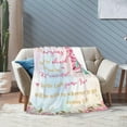 thumbnail image 4 of LHSHID Religious Gifts for Women Catholic Bible Verse Blanket Flannel Soft and Comfortable Anti static Bed Sofa Blanket 30x40in, 4 of 6
