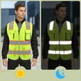thumbnail image 7 of IXCE Upgraded Safety Vest,with More Wear-resistant、Breathable Fabric,Saturated Fluorescence for Higher Visibility,with Pockets,Suitable for Emergency Situations,Construction and Other Situations, 7 of 7