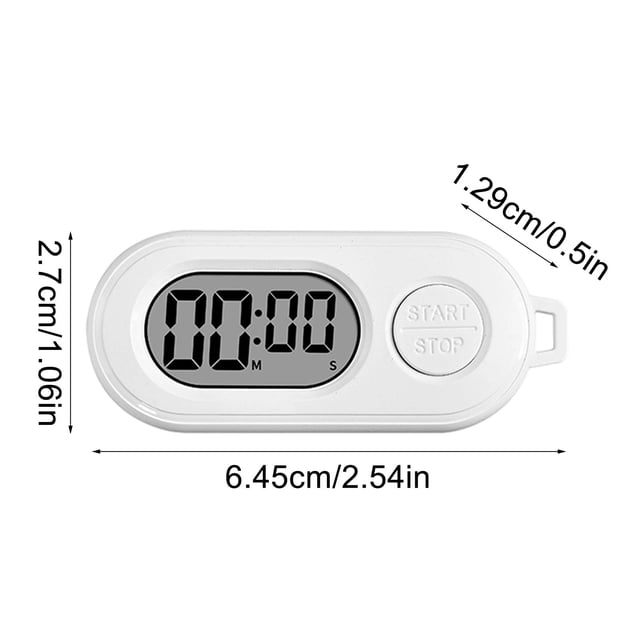 Digital Clock Large Display Outdoor Stopwatch Keyring Digital Accessories Compact Clock With LCD Display For Playground Classroom Kitchen Gym Large Outdoor Clock