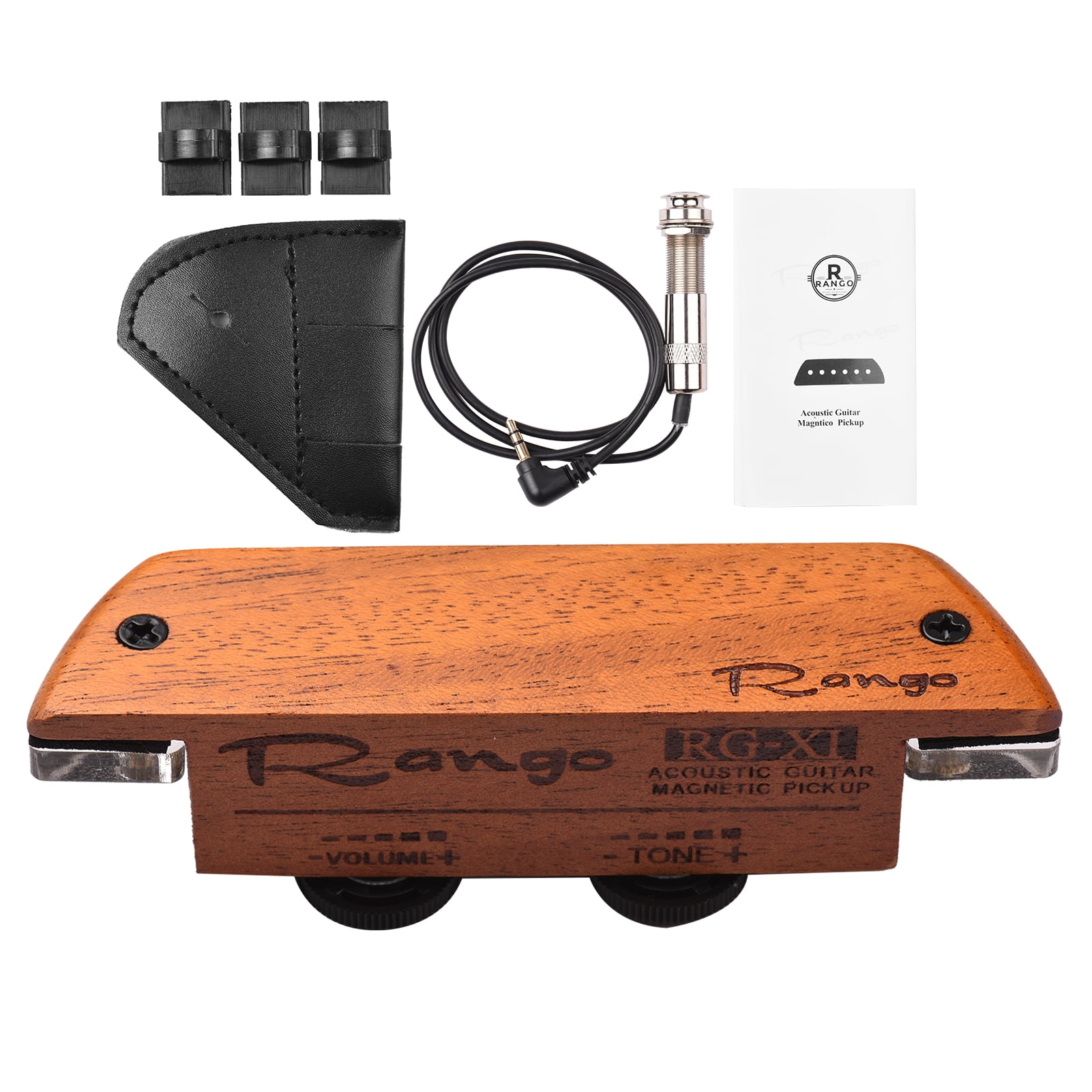 Rango RGXI Acoustic Guitar Pickup Mahogany Wood Passive