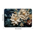 thumbnail image 3 of Btomtd 24"x16" Diatomite Three Dimensional Flower Doormat, Non Slip Quick Drying Floor Mat, Soft Washable Carpet and Area Rug for Bathroom and Foot Comfort, G, 3 of 6