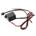 thumbnail image 4 of 3X Cable Rojo-Negro DC 12V Alambre de EL Neon Incandescencia Tira Luz Conductor Unidad Inversor, 4 of 5