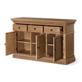 thumbnail image 5 of Maven Lane Theo Traditional Wooden Sideboard in Antiqued Natural Finish, 5 of 7