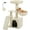 Beige, variant on Flower Cat Tree for Indoor Cats, 32'' Small Cat Tower Cat Condo with Sisal Scratching Ramp, Cozy Hammock and Removable Flower Bed Perch for Kittens, Purple