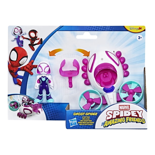 Set de Juego Hasbro Spidey and his Amazing Friends Aracnocóptero Ghost-Spider