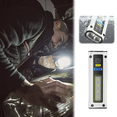 

Mini Light Source Flashlight TYPE C Fast Charging Construction Backpack with Hard Hat Holder Small Torch Light Strip Cob Headlamp Rechargeable Solar Still Emergency Water Purification Smart Headband