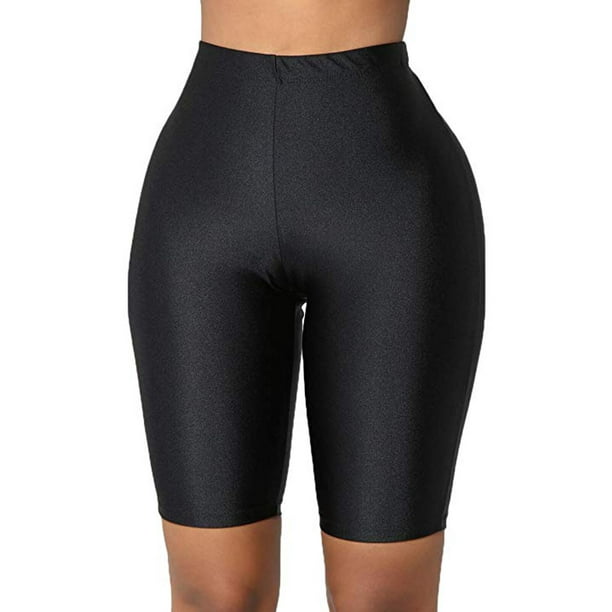 Multitrust Multitrust Women Stretch Biker Bike Shorts Workout Spandex