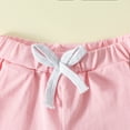 thumbnail image 5 of KPOPLK Toddler Girl Western Summer Outfit Boots Clothes Short Sleeve T Shirt and Shorts Set 2 Piece Cute Clothing(Pink_3,2-3 Years), 5 of 9