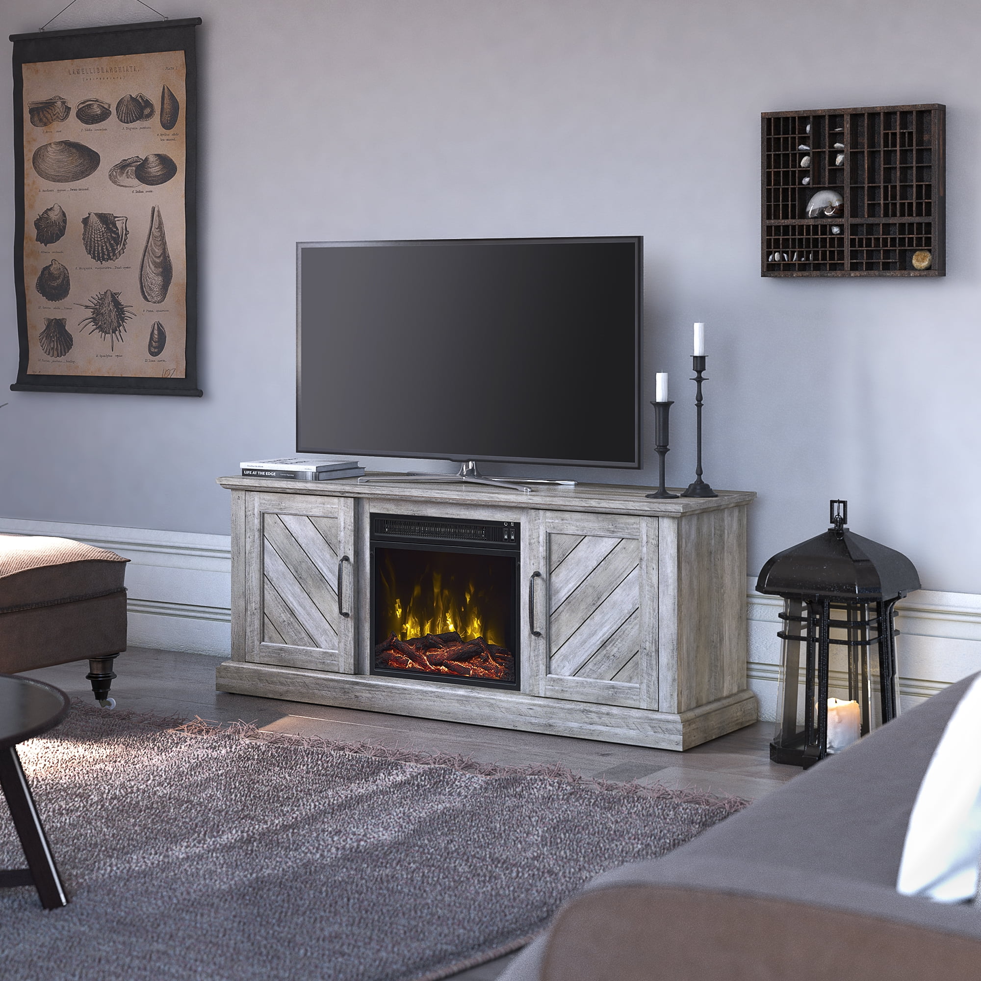 Paoli Valley Pine Tv Stand For Tvs Up To 60 With Electric