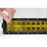 One 2" x 40" Yellow Universal LED Light Bar Film Cover