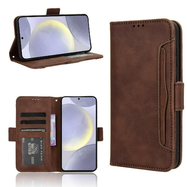 Funda Tipo Billetera GANGXUN para Samsung Galaxy S25 – Tapa Flip con Tarjetero