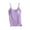 Purple, variant on Womens Tank Tops Summer Tanks Cami Sleeveless Basic Tops Solid Padded Vest Bra Spaghetti Strap Sports Vest, Green