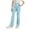 Blue, variant on fatyb Pants for Boys Girls High Waist Straight Leg Pants Casual School Uniform Sweatpants with Pockets