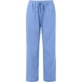 thumbnail image 4 of Women's Linen Pants 2024 Fashion Casual Versatile Solid Color Wide Leg Pants Loose Comfy Elastic Waist Pants with Pockets, 4 of 5