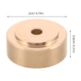 thumbnail image 2 of unbranded 4Ud Pies De Metal Para Tabla De Cortar Madera Y Bambú Estable Latón, 2 of 8