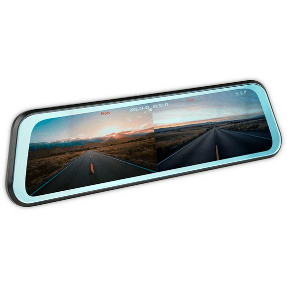 Pipeman's IS-RVDVR-99 9.66" Rear-View Mirror Monitor w/ Digital Video Recorder