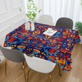 thumbnail image 2 of Yayeee Tablecloths 60" x 108" Rectangle Wrinkle Resistant Party Table Cover, Red Geometric Eagle, 2 of 8
