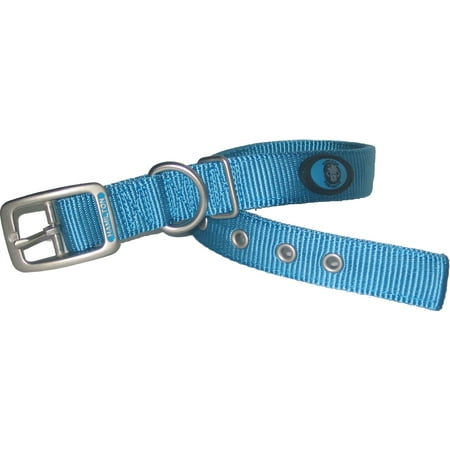 Hamilton Double Nylon Dog Collar - Hamilton Pet Company-Double Thick Nylon Dog Collar- Ocean 1x22 In