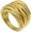 Gold, variant on Stainless Steel WRap Braided Knot Style Statement Wedding Party Ring