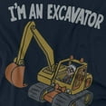 thumbnail image 2 of Blippi I'm an Excavator Kids T Shirt for Youth Boys and Girls, Navy, Small, 2 of 3