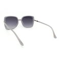 thumbnail image 4 of Womens Classic Chic Understated 90s Designer Fashion Butterfly Sunglasses Grey - Smoke, 4 of 4