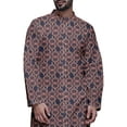 thumbnail image 4 of Atasi Ensemble Kurta Pyjama Long pour Hommes à Col Mandarin Imprimé Tenue Décontractée pour Garçons, 4 of 4