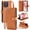 Brown, variant on TECH CIRCLE Flip Folio Wallet Case for iPhone 13 Mini, with Wrist Strap and Crossbody Strap, PU Leather Protective Case with Credit Card Holders, Pockets, Stand, Magnetic Snap Closure, Black