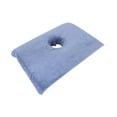 thumbnail image 2 of Zxpjkyu Massage Table Face Hole Towel Lightweight Washable Table Cover Soft Beauty Towel blue, 2 of 9