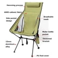 thumbnail image 4 of Silla plegable, nueva y mejorada, portátil para exteriores, para playa, 4 of 6