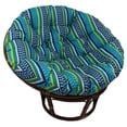 thumbnail image 2 of Blazing Needles 48-inch Contemporary Indoor/Outdoor Papasan Cushion Pike Azure, 2 of 5