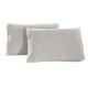 thumbnail image 1 of Cateissary 2 uds., fundas de almohada sólidas, fundas de fundas de almohada, juego de fundas de cojín rectangulares Juegos de cama gris claro 50*76cm Cateissary JJ13689-05, 1 of 3