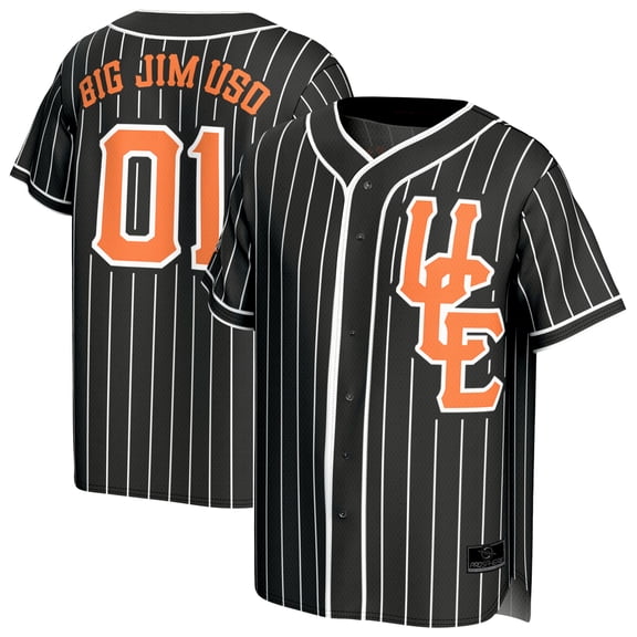 Men's ProSphere Black Jimmy Uso Fashion Baseball Jersey