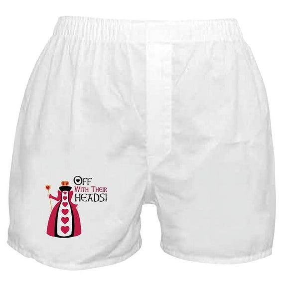 CafePress - OFF WITH THEIR HEADS! Boxer Shorts - Men's Novelty Boxer Shorts