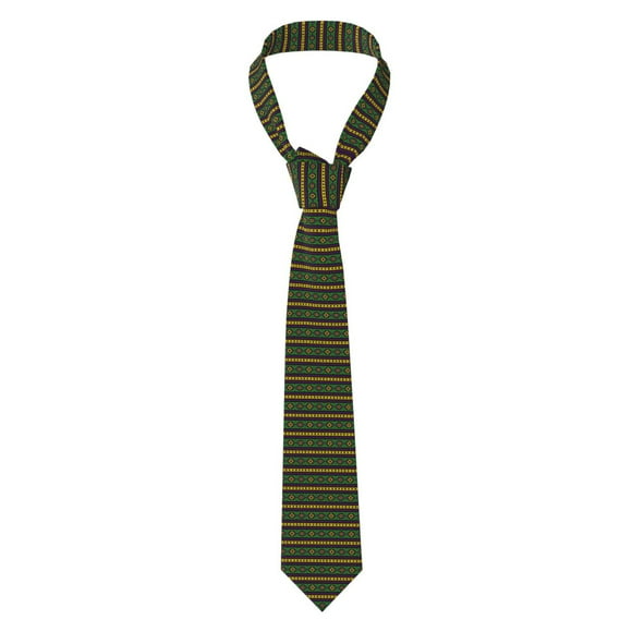 Saiise Carnival Mardi Gras Print Men's Necktie Business Formal Wedding Gift for Men Soft Material with Anti-swing Design