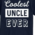 thumbnail image 3 of Instant Message - Coolest Uncle Ever - Men's Short Sleeve Graphic T-Shirt, 3 of 6