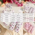 thumbnail image 3 of Cdudpw Newborn Infant Baby Girl Clothes Outfits Romper Floral Pants with Headband Winter Clothing Set(Z129-White), 3 of 8