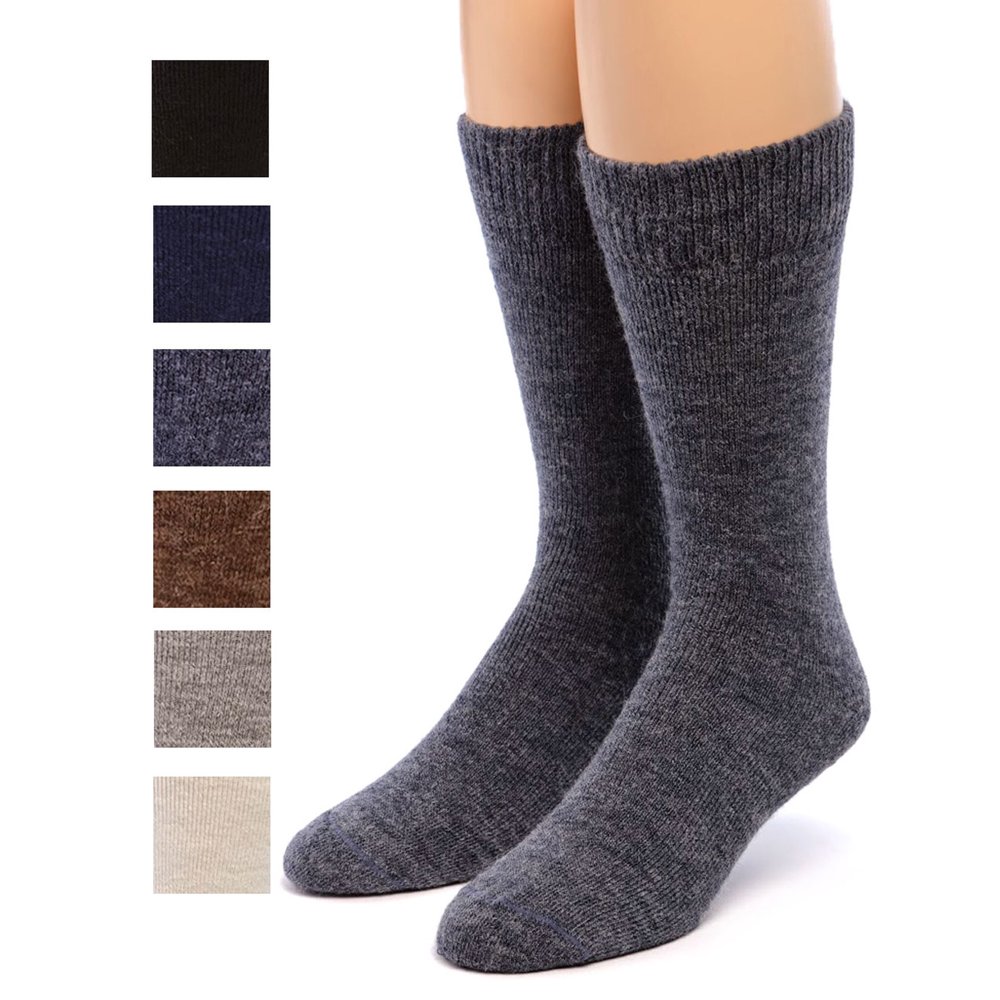 Warrior Alpaca Socks Outdoor Terry Lined Crew Alpaca Socks