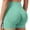 Mint Green, variant on IWRICH Women's Workout Impact High Waisted Yoga Shorts Scrunch Lifting Gym Seamless Booty Biker Shorts Mint Green XS