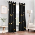 thumbnail image 7 of Blackout Curtains for Bedroom, 84" Length Cat Black Eyes Halloween Floor to Ceiling Curtains & Drapes, Grommet Window Curtains Privacy Protect Room Darkening Curtain, 7 of 7