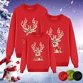 thumbnail image 2 of Chandail en Molleton en Molleton à Manches Longues Imprimé Parent-Enfant de Noël (Style Maman) (7), 2 of 5