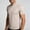 Khaki, variant on Men's Quarter Zip Pullover Men Running Shirt Slim Fit Short Sleeve Moisture Wicking Quick Dry Athletic Workout Shirts Size 3XL White