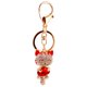 thumbnail image 5 of Llavero creativo con forma de gato de la suerte con incrustaciones de diamantes, accesorio para bolso de mujer, llavero con colgante de metal de gatito, regalo pequeño, 5 of 6