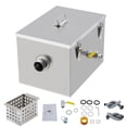 thumbnail image 2 of Kojooin Commercial Stainless Steel Grease Trap with Top Inlet and Filter Cleaning Brush for Kitchen Use, 2 of 7